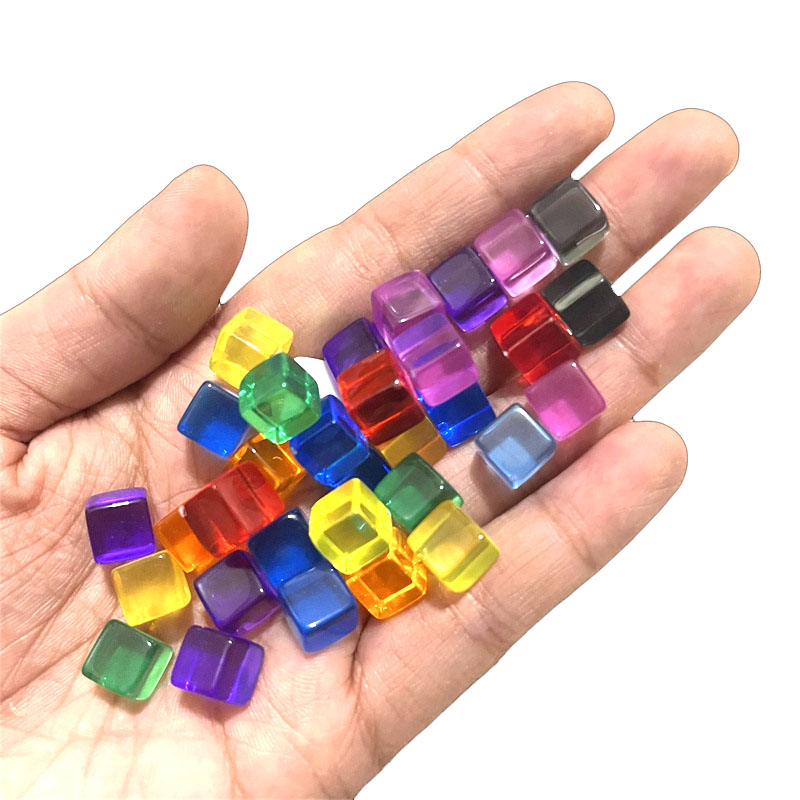 Board Game Hegemony - 100 unids/set 8mm cubo transparente dados