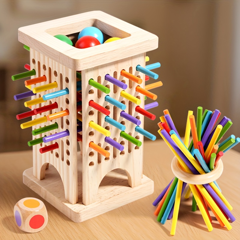 Board Game Name - Juego de mesa de madera Montessori,