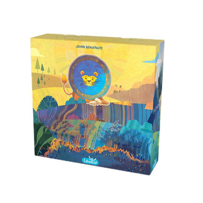 Board Game Harmonies - Juego de rompecabezas Tarjeta Animal King
