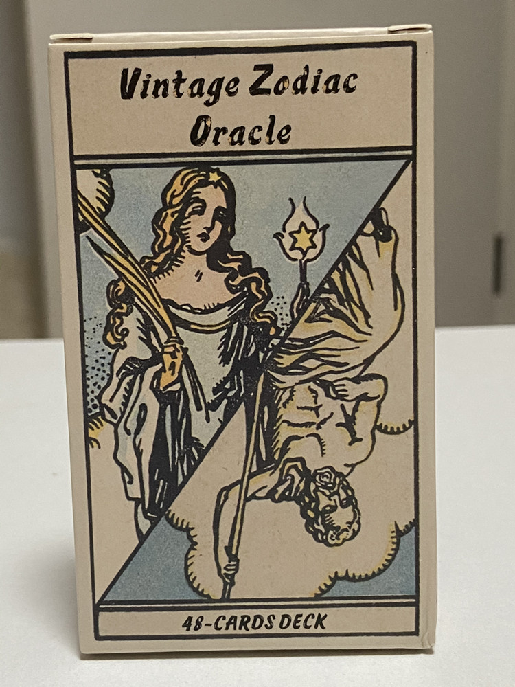 Board Game Vintage - Tarjetas oráculo del zodiaco vintage 48