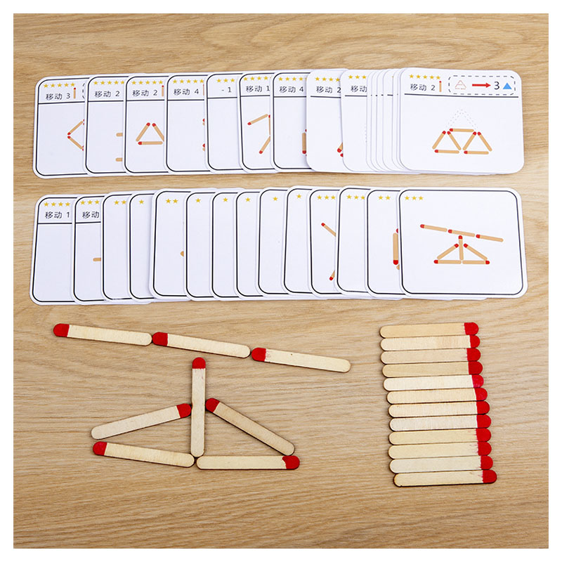 Board Game Enthusiast - Juego de rompecabezas de partidos Montessori,