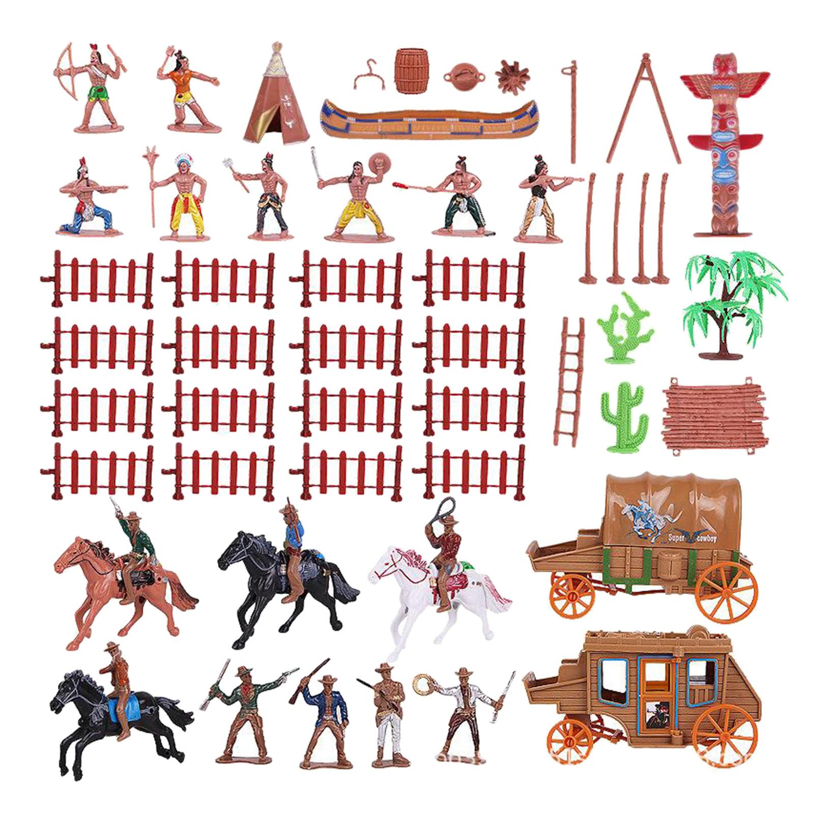Board Game Risk - Figuras de plástico de Cowboys y