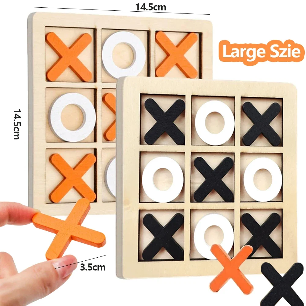 Juego de madera XO Tic Tac Toe - Board Game Enthusiast reseña y precio