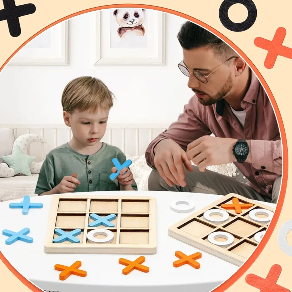 Juego de madera XO Tic Tac Toe - Board Game Enthusiast reseña y precio