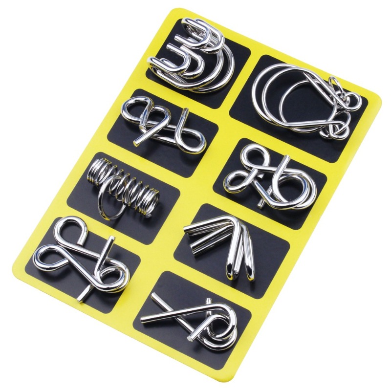 Juego de 8 Rompecabezas Metáli - Board Game Name reseña y precio