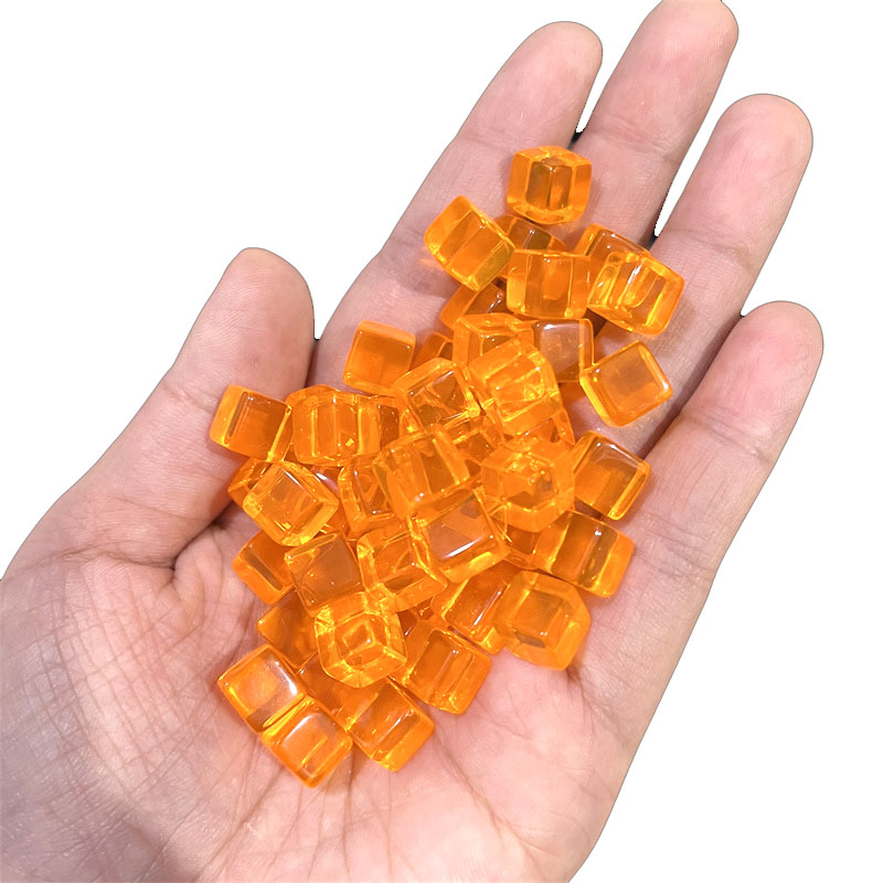 100 unids/set 8mm cubo transpa - Board Game Hegemony reseña y precio