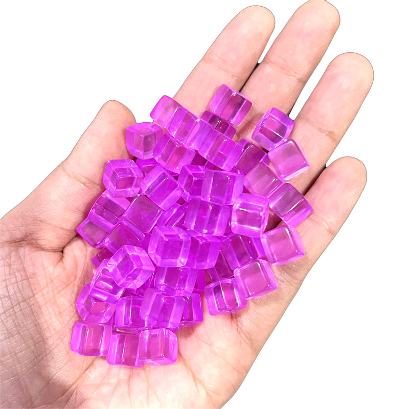 100 unids/set 8mm cubo transpa - Board Game Hegemony reseña y precio