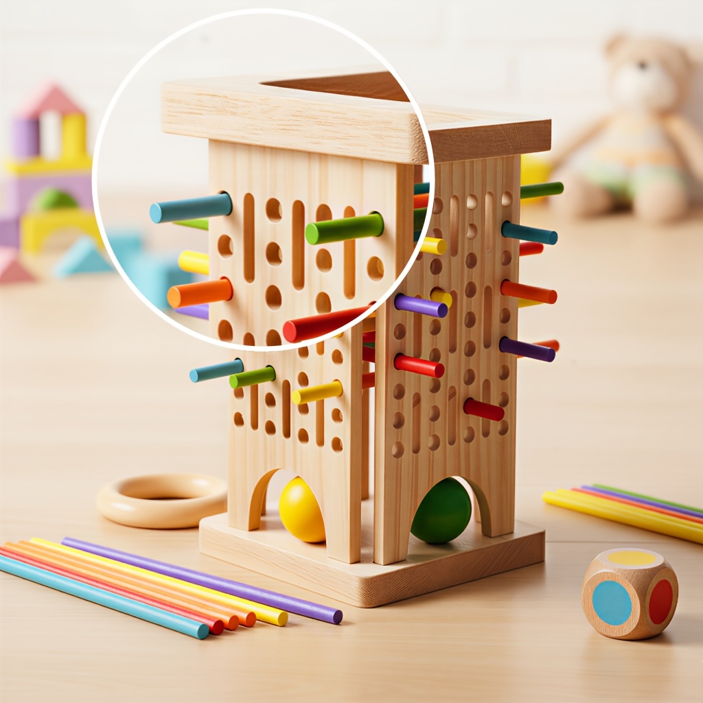 Juego de mesa de madera Montes - Board Game Name reseña y precio