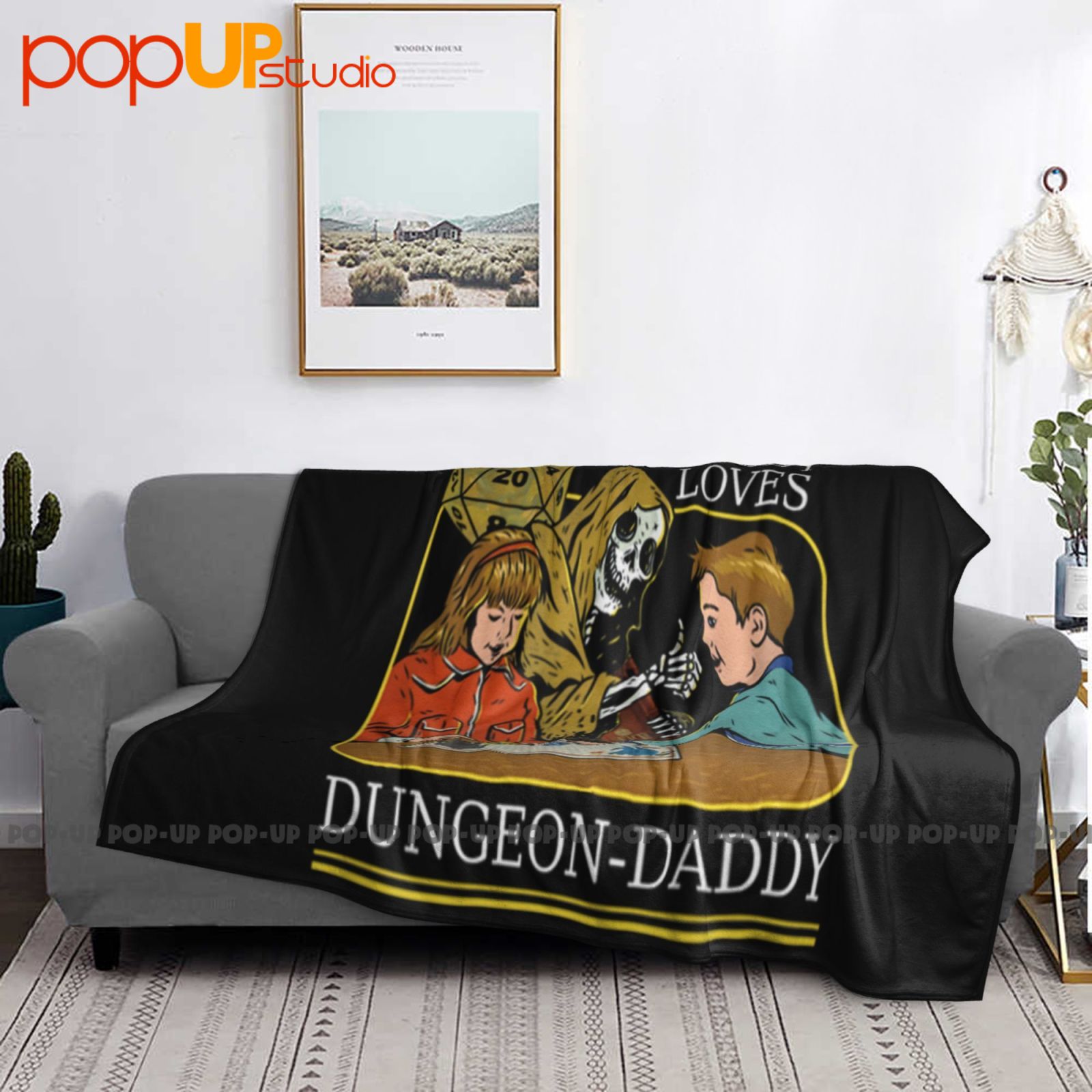 Rpg D20 Dice Dungeon Daddy Fan - Board Game Quilt reseña y precio