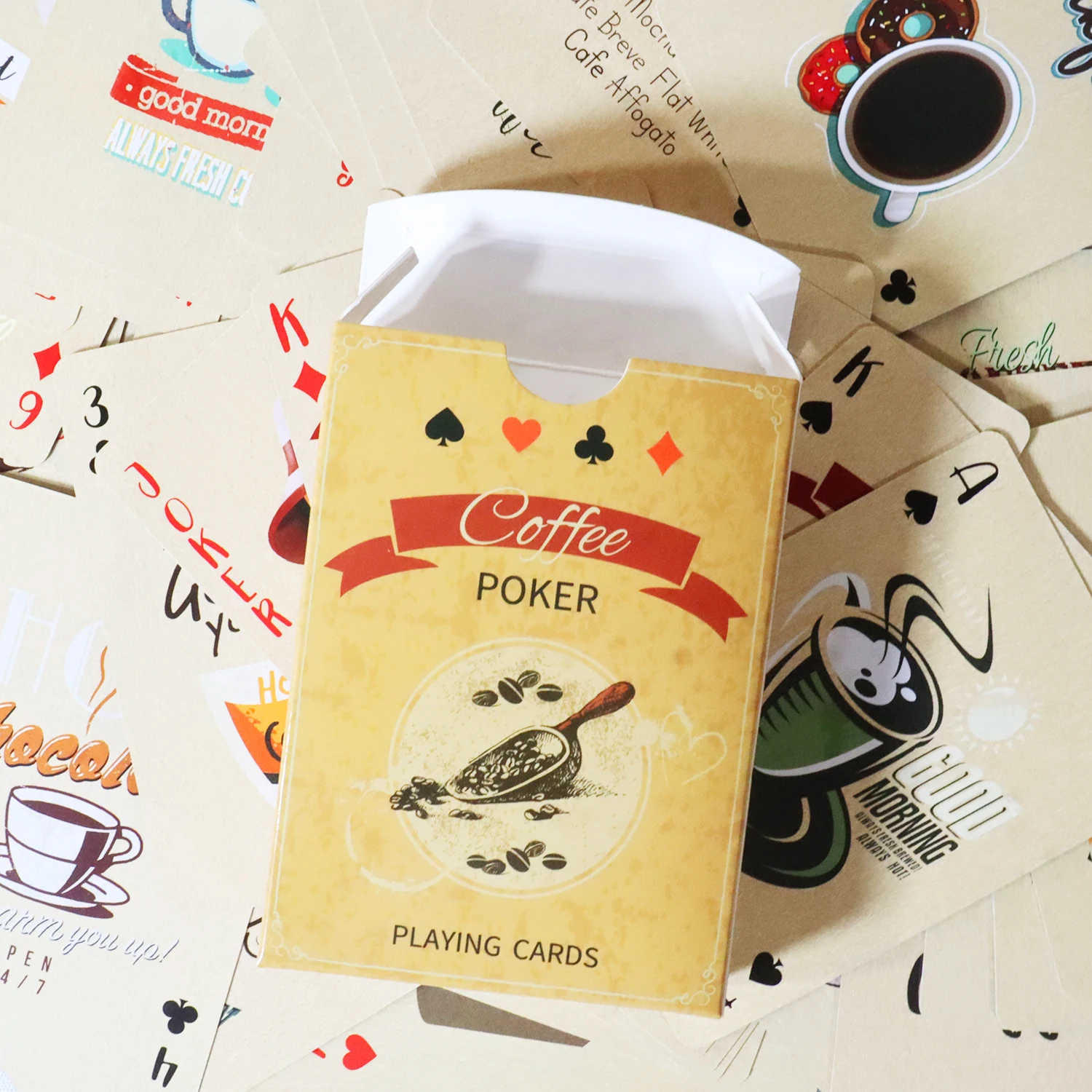 Naipes de papel para café, est - Board Game Vintage reseña y precio