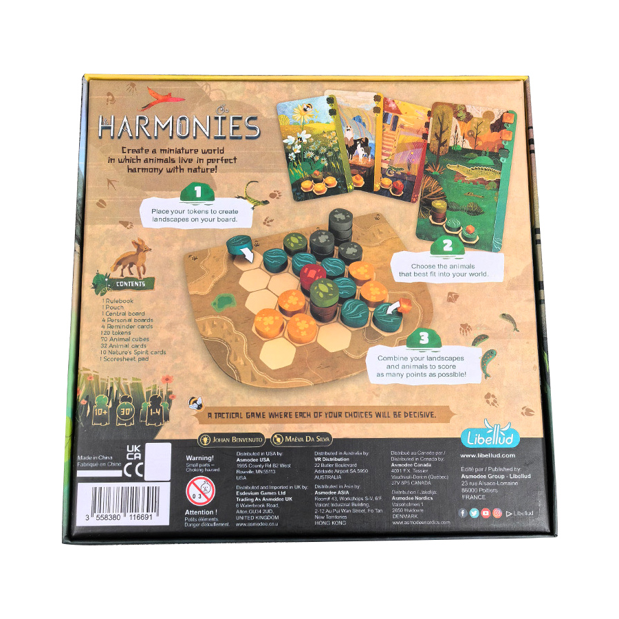 Harmonías - Juegos de mesa - C - Board Game Harmonies reseña y precio